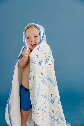 Copper Pearl Hooded Bath Towels Premium Knit/Terry Cloth Baby Towels with Hood, Pockets, and Cool Designs - Great to Gift and Make Bath Time Fun - Baby Bath Towel, Frosty The Snowman™ in Saudi Arabia