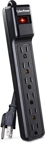 CyberPower CSB604MP6 Essential Surge Protector, 900J/125V, 6 Outlets, 4ft Power Cord, 6 Pack in Saudi Arabia