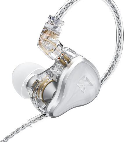 سماعات أذن KZ ZAS 7BA+1DD، سماعات أذن هجينة مكونة من 16 وحدة، سماعات أذن HiFi Bass داخل الأذن، كابل 8 كور، سماعات رياضية للموسيقى (بدون ميكروفون، أسود) in Kuwait