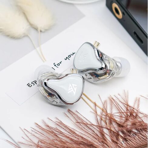 سماعات أذن KZ ZAS 7BA+1DD، سماعات أذن هجينة مكونة من 16 وحدة، سماعات أذن HiFi Bass داخل الأذن، كابل 8 كور، سماعات رياضية للموسيقى (بدون ميكروفون، أسود) in Kuwait