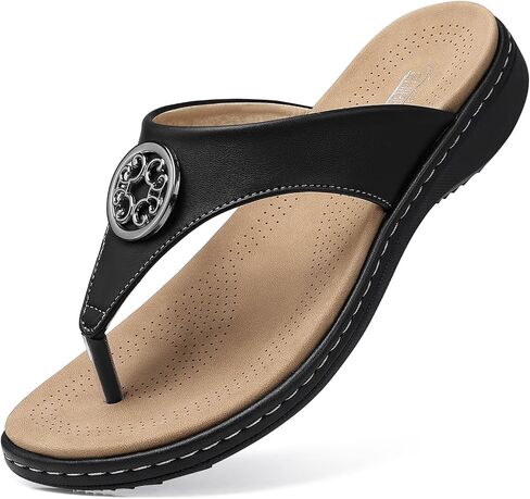 SHIBEVER Womens Flat Thong Sandals: Comfortable Walking Summer Casual Flip Flops for Women in Saudi Arabia