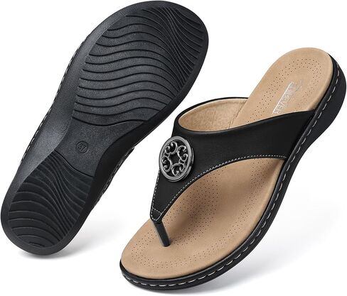 SHIBEVER Womens Flat Thong Sandals: Comfortable Walking Summer Casual Flip Flops for Women in Saudi Arabia