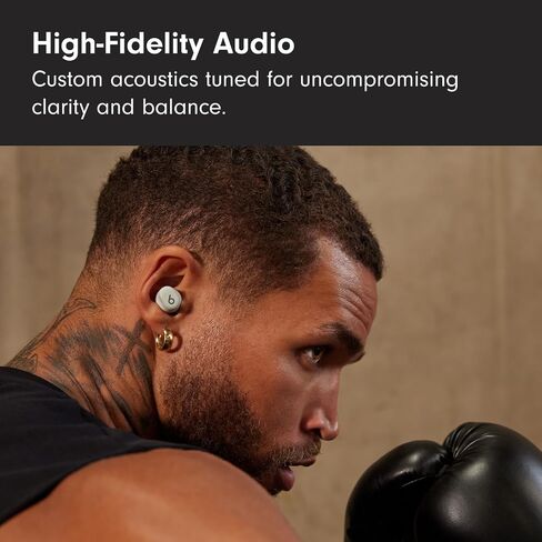 Beats Solo Buds - Wireless Bluetooth Earbuds | 18 Hours of Battery Life | Apple & Android Compatibility | Built-in Microphone - Matte Black in Kuwait