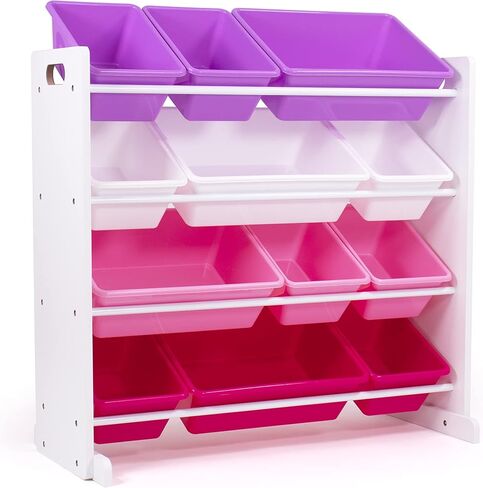 Humble Crew, Army Green Camo Hunter Toy Organizer with 12 Plastic Storage Bins in Saudi Arabia