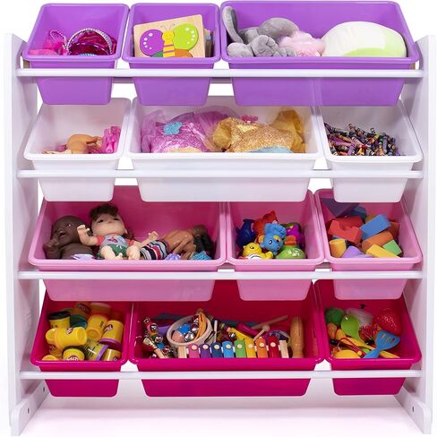 Humble Crew, Army Green Camo Hunter Toy Organizer with 12 Plastic Storage Bins in Saudi Arabia
