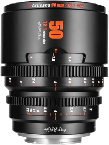 7artisans 10mm/16mm/25mm/35mm/50mm/85mm T2.1 Cine Lens for M43 Mount APS-C 260° Ultra Long Focus Large Aperture Prime Mirrorless Camera Lens for Portraiture/Street Photography/Humanistic(35mm) in Kuwait
