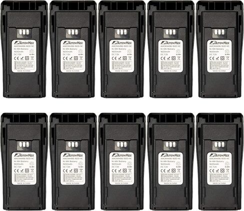 Arrowmax AMCM4496-1600-D Ni-MH 1600mAh Battery Compatible with Motorola CP040 CP140 CP150 CP160 CP180 CP200 CP250 CP200D PR400 EP450 GP3188 GP3688 XIRP3688 NNTN4496 in Saudi Arabia