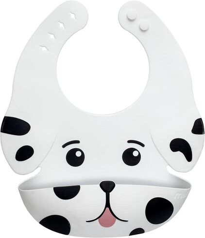 melii Silicone Weaning Bib for Babies & Toddlers, Large Food Catcher in Saudi Arabia