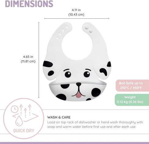 melii Silicone Weaning Bib for Babies & Toddlers, Large Food Catcher in Saudi Arabia