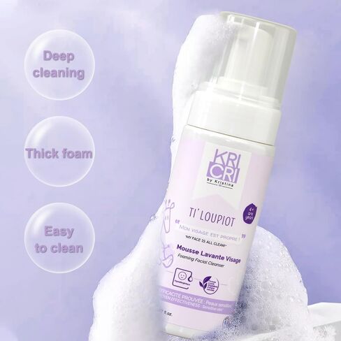 Teen Skin Face Wash-Gentle Skin Cleanser for All Skin Types - Hydrating Face Cleanser for Teen Girls and Boys - Teenage Care for 12+-Made in France in Saudi Arabia