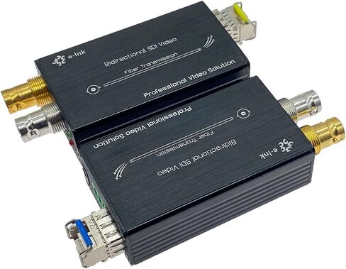 Mini 3G SDI Fiber Extender 1080P 3G-SDI Over Fiber Converter Broadcast Level SDI Video Fiber Optic Converter Include SFP Module Single-Mode Single Fiber 20km with RS485 Tally Loop Output in Saudi Arabia