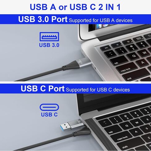 Micro SD Card Reader & 64GB USB Flash Drive 2 in 1 - USB 3.0 Memory Card Reader Adapter Supports SD/Micro SD/MMC/SDXC/SDHC/Micro SDHC Card, Portable U Disk Thumb Drive Flash Card Reader for Camera in Saudi Arabia