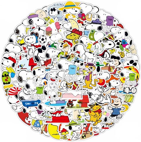 100 White Dog Stickers, Animal Sticker for Kid Aldults Teens, Waterproof Decal, for Wall, Computer, Laptop, Books, Pretty Present for Birthdays, Parties, and Rewards (MIX 100) in Saudi Arabia