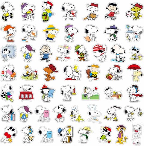 100 White Dog Stickers, Animal Sticker for Kid Aldults Teens, Waterproof Decal, for Wall, Computer, Laptop, Books, Pretty Present for Birthdays, Parties, and Rewards (MIX 100) in Saudi Arabia