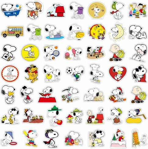 100 White Dog Stickers, Animal Sticker for Kid Aldults Teens, Waterproof Decal, for Wall, Computer, Laptop, Books, Pretty Present for Birthdays, Parties, and Rewards (MIX 100) in Saudi Arabia