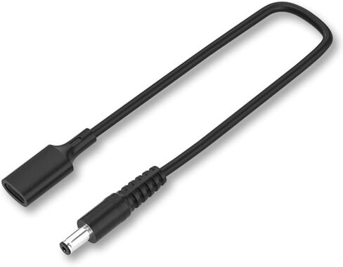 USB C to DC 5.5mm x 2.1mm Adapter Cable, PD 65w 0.98ft Type C Female to Male cable compatible with IP Camera CCTV Surveillance Security Camera LED Strip DVR Router Invoice Printer in Saudi Arabia