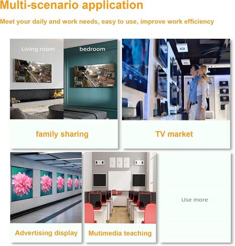 HDMI 2.1 Splitter 8K@60Hz, HDMI Splitter 1 in 4 Out, Multiple HDMI Adapter for TV Monitor, HDMI 2.1 Switch,Multi HDMI Port Switch Support 4k@120hz 40Gbps, Support EDID/HDR/3D/CEC/Output Downscaling in Kuwait