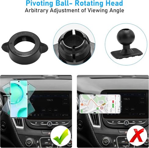 Compatible with 2017-2021 Honda CRV Car Air Vent Phone Holder Mount,for 5th Gen CRV Air Vent Phone Mount Holder Anti-Shake,Cell Phone Holder Mount-360 Degree Rotation CRV Dashboard Phone Stand in Saudi Arabia