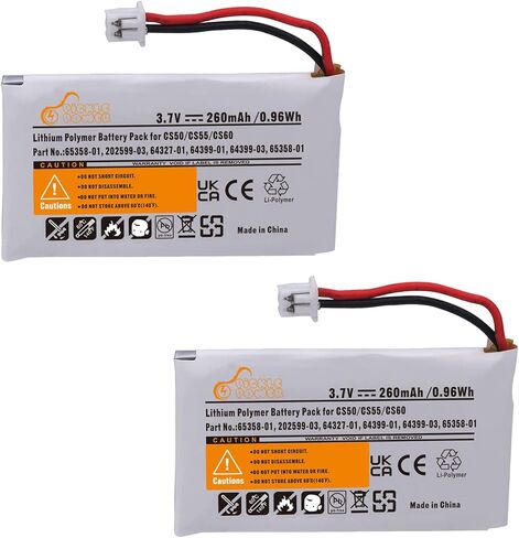 بطارية بيكل باور CS50 متوافقة مع بلنترونيكس CS50، CS55، CS351، 65358-01، C052، CS50، CS50-USB، CS60، CS55، CS351، CS361، CS510، CS520، W710، W720 in Kuwait