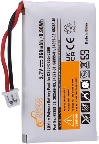 بطارية بيكل باور CS50 متوافقة مع بلنترونيكس CS50، CS55، CS351، 65358-01، C052، CS50، CS50-USB، CS60، CS55، CS351، CS361، CS510، CS520، W710، W720 in Kuwait