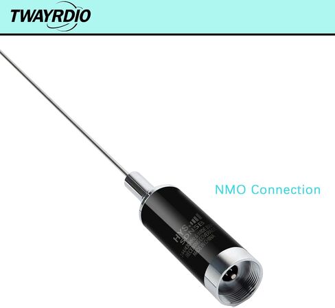 TWAYRDIO NMO هوائي 37 بوصة ثنائي النطاق VHF/UHF هوائي راديو الهواة L-قوس جبل مع 13ft RG58 كابل محوري NMO إلى PL259 اتصال لموتورولا ميدلاند كينوود TYT أجهزة الإرسال والاستقبال المحمولة in Saudi Arabia