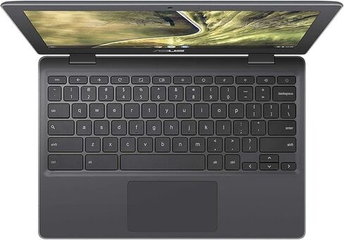 Chromebook C204EE YS01-11.6 بوصة - سيليرون N4000 - ذاكرة الوصول العشوائي 4 جيجابايت - 16 جيجابايت eMMC، أسود، C204EE-YS01-GR (متجدد) in Kuwait