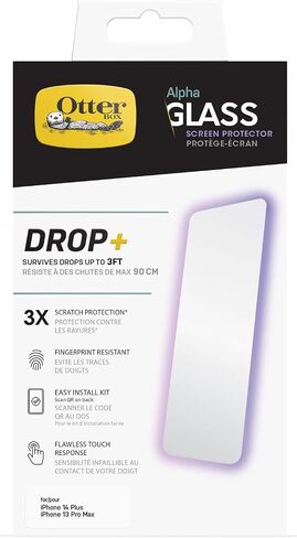 حافظة OtterBox iPhone 14 Plus Symmetry Series - شفافة، أنيقة للغاية، متوافقة مع الشحن اللاسلكي، حواف مرتفعة تحمي الكاميرا والشاشة in Saudi Arabia