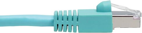 كابل إيثرنت Tripp Lite Cat6a 10G، كابل توصيل شبكة STP رفيع مصبوب بدون مشبك (RJ45 M/M)، أسود، 7 أقدام / 2.1 متر، ضمان الشركة المصنعة (N262-S07-BK) in Saudi Arabia