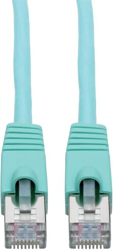 كابل إيثرنت Tripp Lite Cat6a 10G، كابل توصيل شبكة STP رفيع مصبوب بدون مشبك (RJ45 M/M)، أسود، 7 أقدام / 2.1 متر، ضمان الشركة المصنعة (N262-S07-BK) in Saudi Arabia