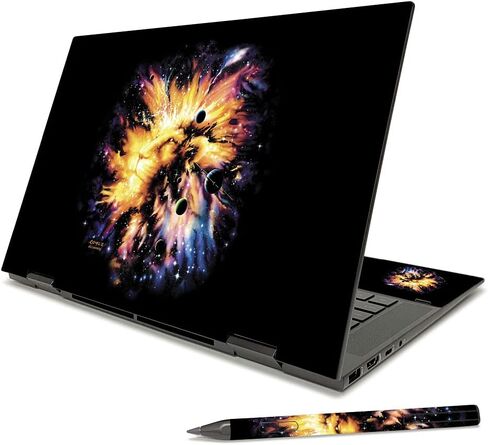 MightySkins Skin Compatible with HP Envy x360 15" (2021) - Acid | Protective, Durable, and Unique Vinyl Decal wrap Cover | Easy to Apply, Remove, and Change Styles | Made in The USA in Saudi Arabia
