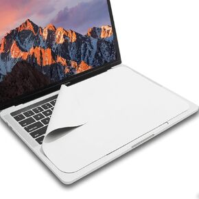 ProElife 13'' Laptop Screen Keyboard Imprint Protection with 2-Pack Microfiber Liner Clean Cloth Cover for 2024-2020 MacBook Pro/Air 13 inch and MacBook Pro 14 inch M1/M2/M3 (13''-14'')
