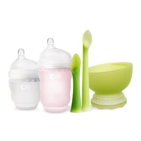 Olababy Essential Feeding Gift Set (Coral)