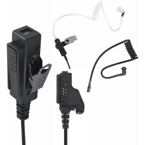 Walkie-Talkie Earpiece Headset Ear Piece with Mic Compatible for Motorola xts 5000 5000r 2500 2500i 2250 1500 3000 3500 4250 ht1000 cts stx xds xps Series 2-way Radios