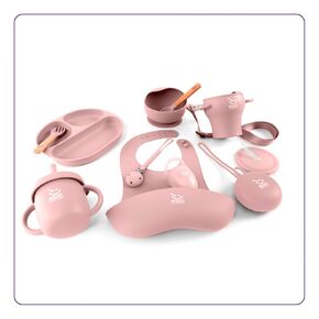 Silicone Baby Feeding Set- Baby Plates and Bowls Set- Platos para Bebes comida 6 Meses