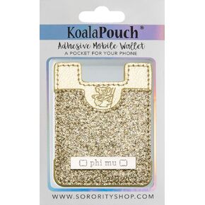 Sorority Shop Phi Mu - Glitter Koala Pouch (Pink)