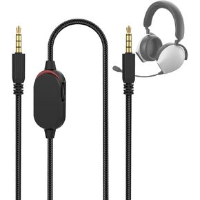 سلك كابل صوت بطول 1.6 متر متوافق مع سماعات الرأس Alienware AW310H AW510H AW920H، وصلة سلك كابل بديلة 3.5 مم in Kuwait