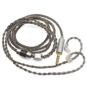 Youkamoo 4.4mm Balanced Earphone Cable, Recessed 2pin IEMs Earphone Replacement Cable Compatible with ZSN Pro ZS10 Pro NF2u KZ ZSX QDC in Kuwait
