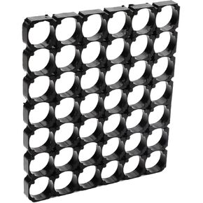 Bettomshin 5Pcs 10x10 Cell Spacer 18650 Lithium Battery Plastic Holder Bracket for DIY Battery Pack 18.5mm Hole Dia