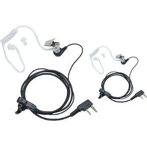 Radio Earpiece Headset with Mic PTT for Baofeng UV-5R BF-888S BF-F8HP UV-82 UV-82HP UV-82C Kenwood TK-2107 TK-3107 Walkie Talkies Two Way Radio,2 Pack
