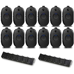 Motorola CLP1010e UHF 1 Channel 1 Watt Two-Way Radio 12-Pack with 2-Bank Chargers