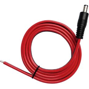 14AWG DC Power Pigtails Cable,3.3ft/1m DC Male Plug Jack to Bare Wire Open End Power Supply Replacement Repair Cord, for Strip Lihgt,CCTV,Monitors,etc (5.5mm x 2.5mm Male)