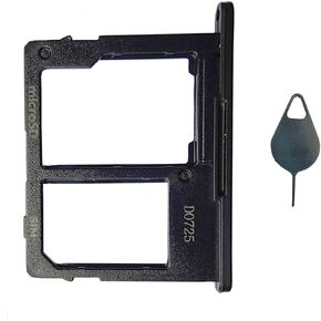 Galaxy Tab A 8.0 2018 Micro SD Card Tray، فتحة واحدة لبطاقة Sim واحدة بديلة لهاتف Samsung Galaxy Tab A 8.0 (2018) SM-T387 T387W T387V (T387V-أسود)