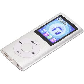 Mp3 Player, 1.8 Inch Music Player Color Display Screen Portable Multifunctional Mp3 Media Player 30 Hours Play, Support Voice Recorder/Book Reader/Photo/Video, 64Gb Tf, Kids Gift(blue)
