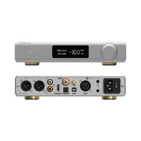 TOPPING D90III SABRE MQA-CD Full Balanced DAC, 2* ES9039SPRO XMOS XU-316 DSD512 PCM768kHz HIFI DAC, Input USB/Bluetooth5.1/Optic/Coaxial/AES/IIS DA Converter, Audio Preamp DAC (Black)