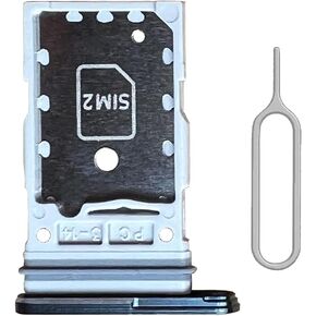 استبدال فتحة حامل بطاقة SIM المزدوجة لهاتف Samsung Galaxy S22 Ultra (أبيض فانتوم) حلقة مطاطية مقاومة للماء ودبوس بطاقة in Kuwait