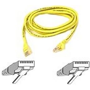 Belkin A3L791-04-BLK-S CAT5e RJ45M Snag-Less Patch Cable