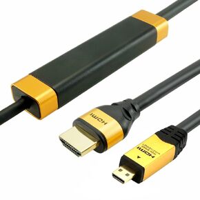 كابل HDMI صغير بطول 75 قدم إلى HDMI، موسع كابل HDMI 4K60HZ مع معزز إشارة مدمج، كابل HDMI V2.0 مع دعم التعادل HDR in Kuwait