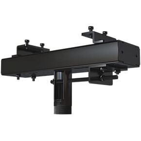 CAB1 I-Beam Clamp, Black, 350lb (159kg) weight capacity, High-grade Cold Rolled Steel Construction, Scratch Resistant Epoxy Powder Coat, Mounts to I-beams up to 12"