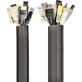 UTW-FCW12-BK 12-Feet Flexi Cable Wrap, Black