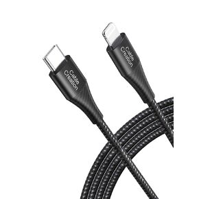 CableCreation Short USB C to Lightning Cable 1FT/0.3m, [Apple MFi Certified] USB Type C iPhone Charging Cable, PD Fast Charging Cord for iPhone 14/13/12/11Pro, iPad Pro, AirPods
